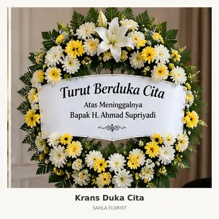 Krans Bunga Duka Cikarang Timur